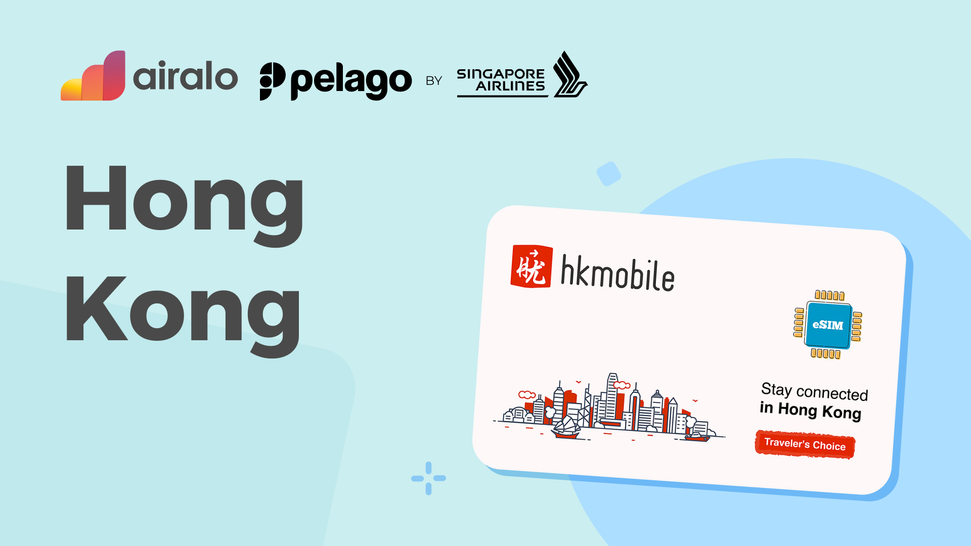 Airalo Hong Kong e-Sim Package - Photo 1 of 1